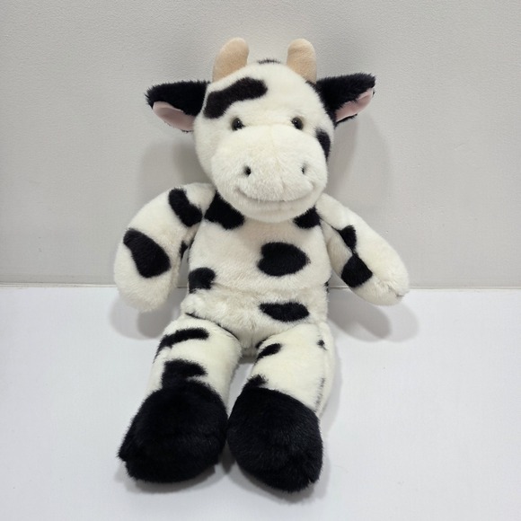 Build-A-Bear Workshop Other - Build A Bear Holstein Cow Black White Retired Vintage 18" Plush Stuffed Animal